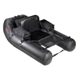 Raptor Belly Boat Wide 180 met zijtassen – zwart carbonlook